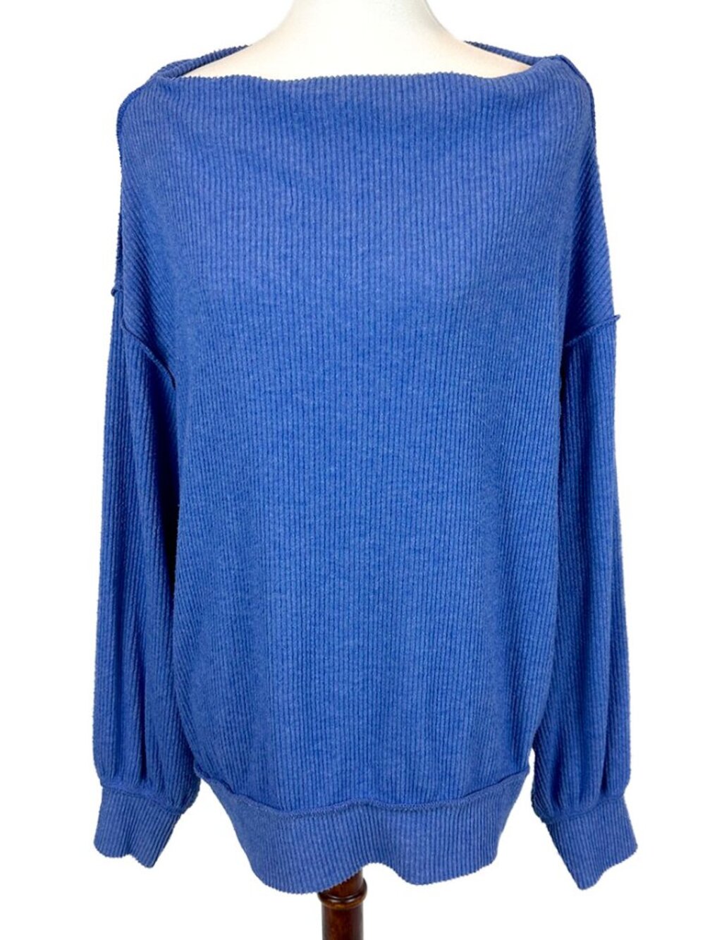 Free people - We the Free Oversized Blue Sweater